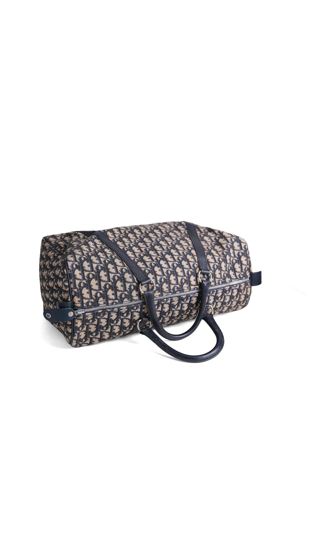 Dior Boston Bag 40 - Marinblå