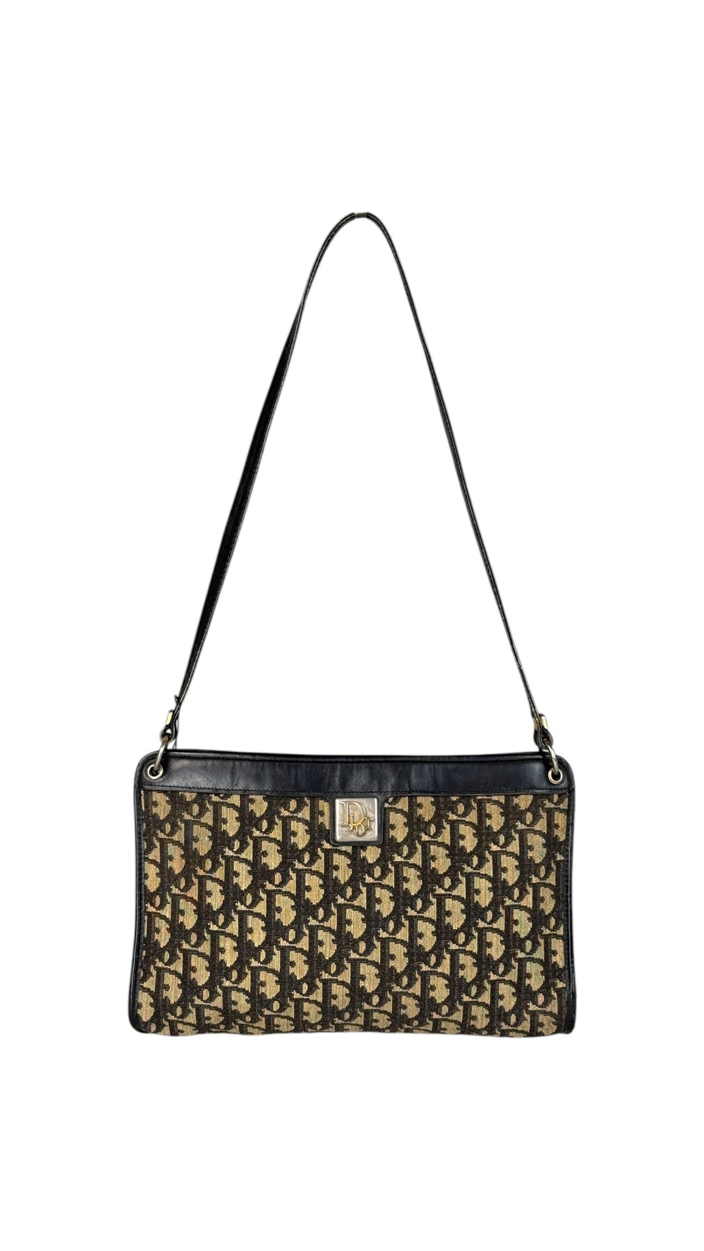 Dior Axelväska - Svart Monogram