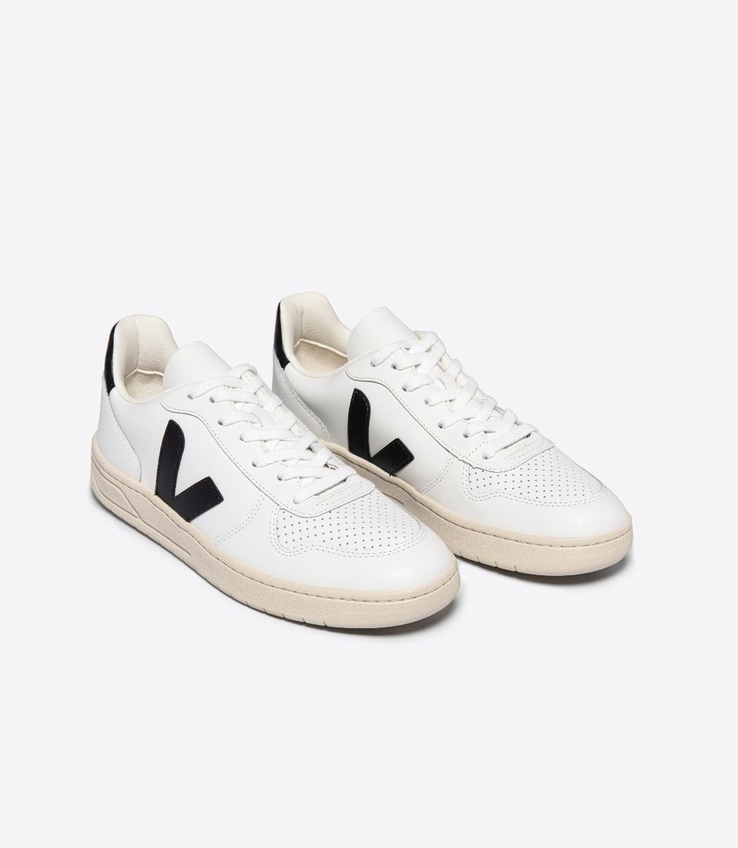 V-10 Leather - Extra White/Black