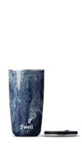 Tumbler With Lid - Azurite Marble