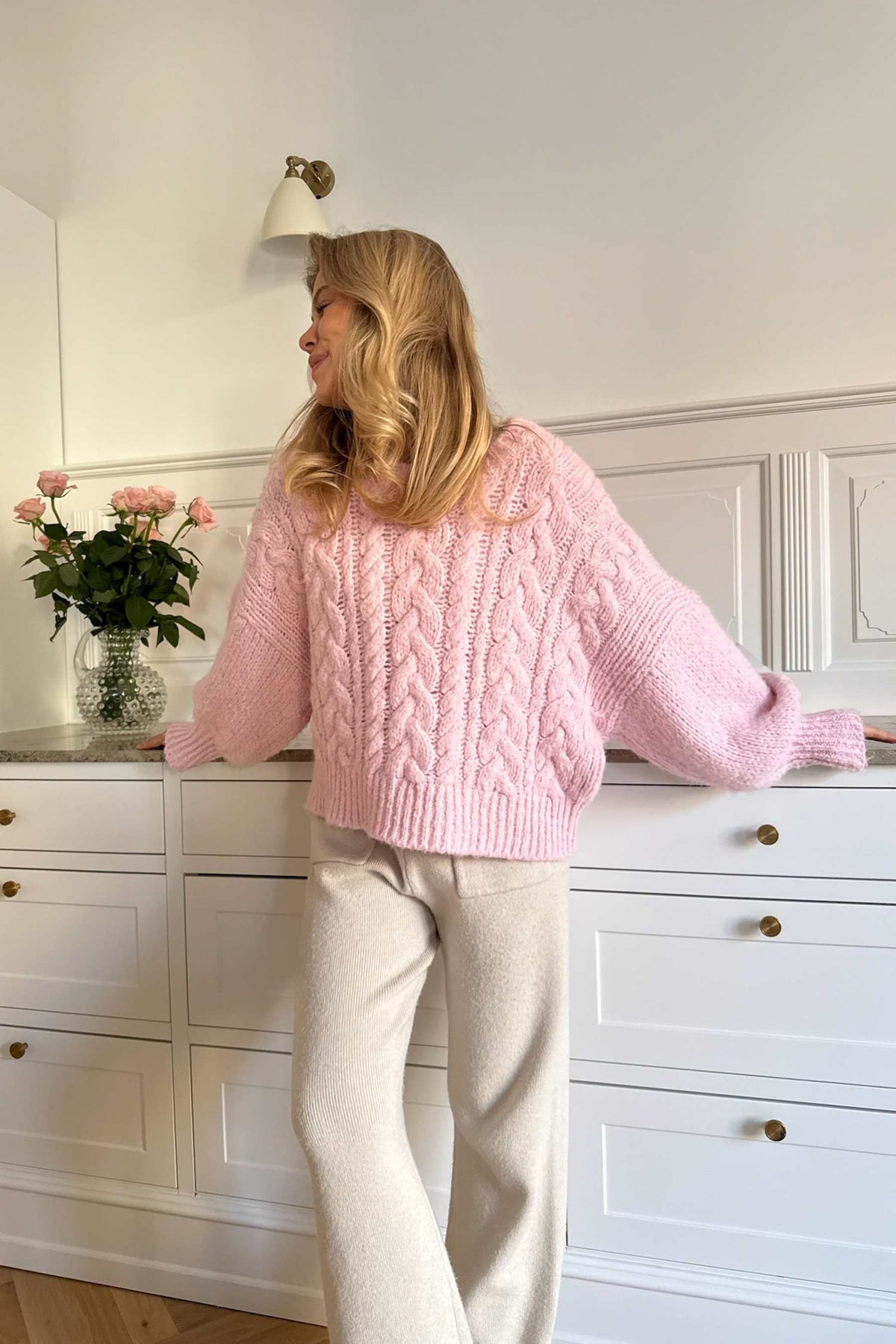 Noraic Sweater - Ljusrosa