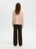 Lulu New Ls Knit Cardigan - Pale Dogwood Melange