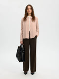 Lulu New Ls Knit Cardigan - Pale Dogwood Melange