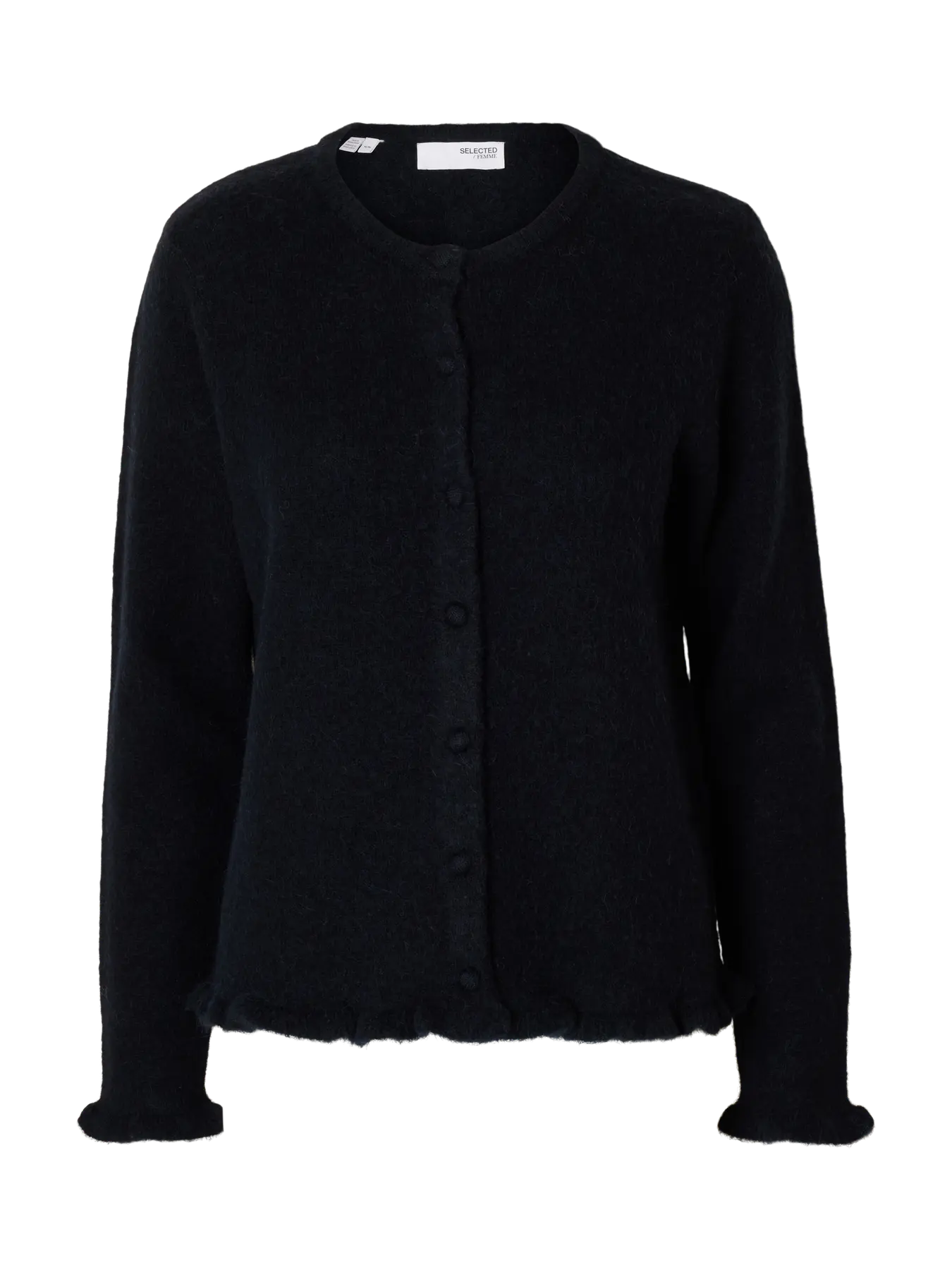 Selected Femme Lulu Frill Kofta - Dark Sapphire Melange
