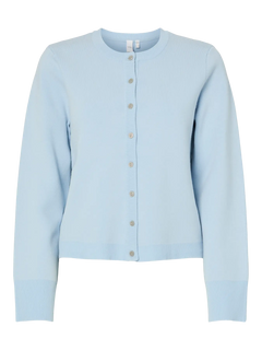 Yaselena Ls Knit Cardigan - Skyway