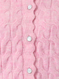 Yasbubera Ls Knit Cardigan - Moonlite Mauve