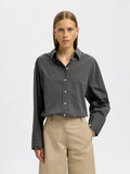 Dan Ls Oversized Shirt - Chocolate Torte Stripes