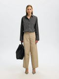Dan Ls Oversized Shirt - Chocolate Torte Stripes