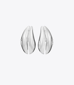 Wave Earrings - Light Silver