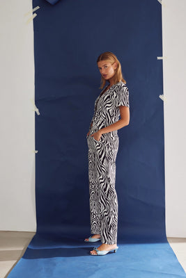 Stormy Jeans - Taleah Zebra Print