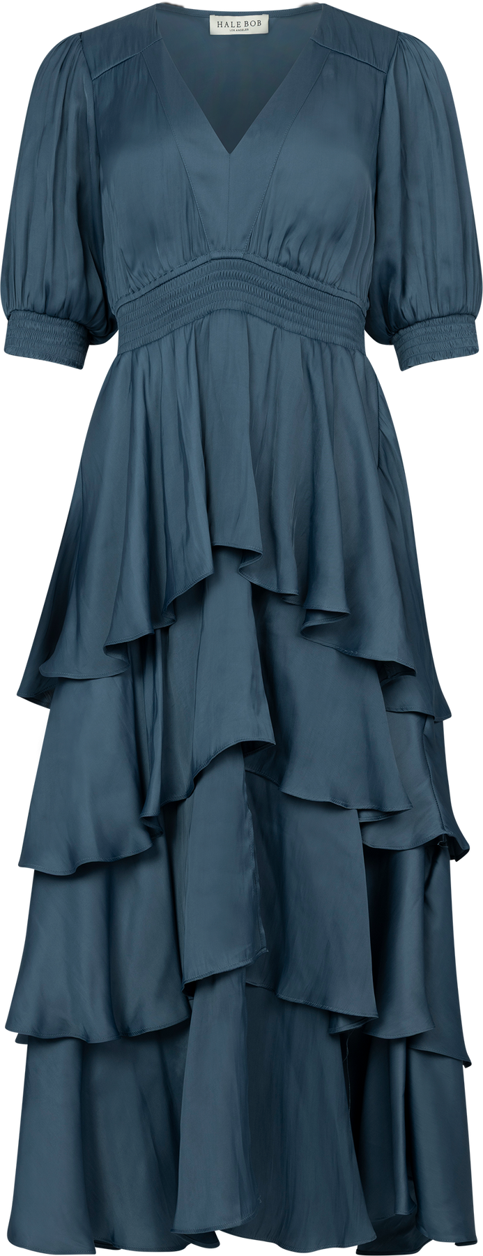 Milana Solid Dress - Slate