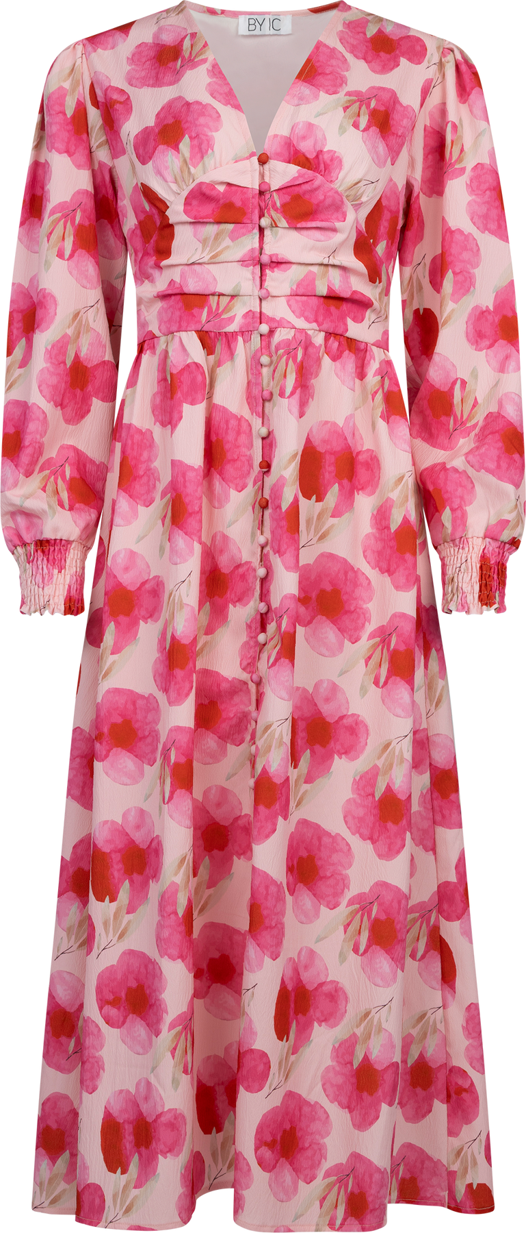 Adelic Long Dress - Pink Rose Blush