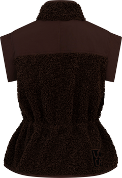 Tariet Teddy Fleece Vest - Onyx