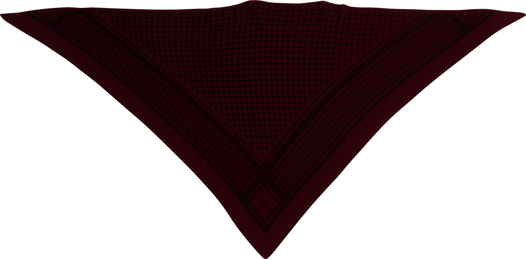 Triangle Trinity M Cashmere - Bordeaux