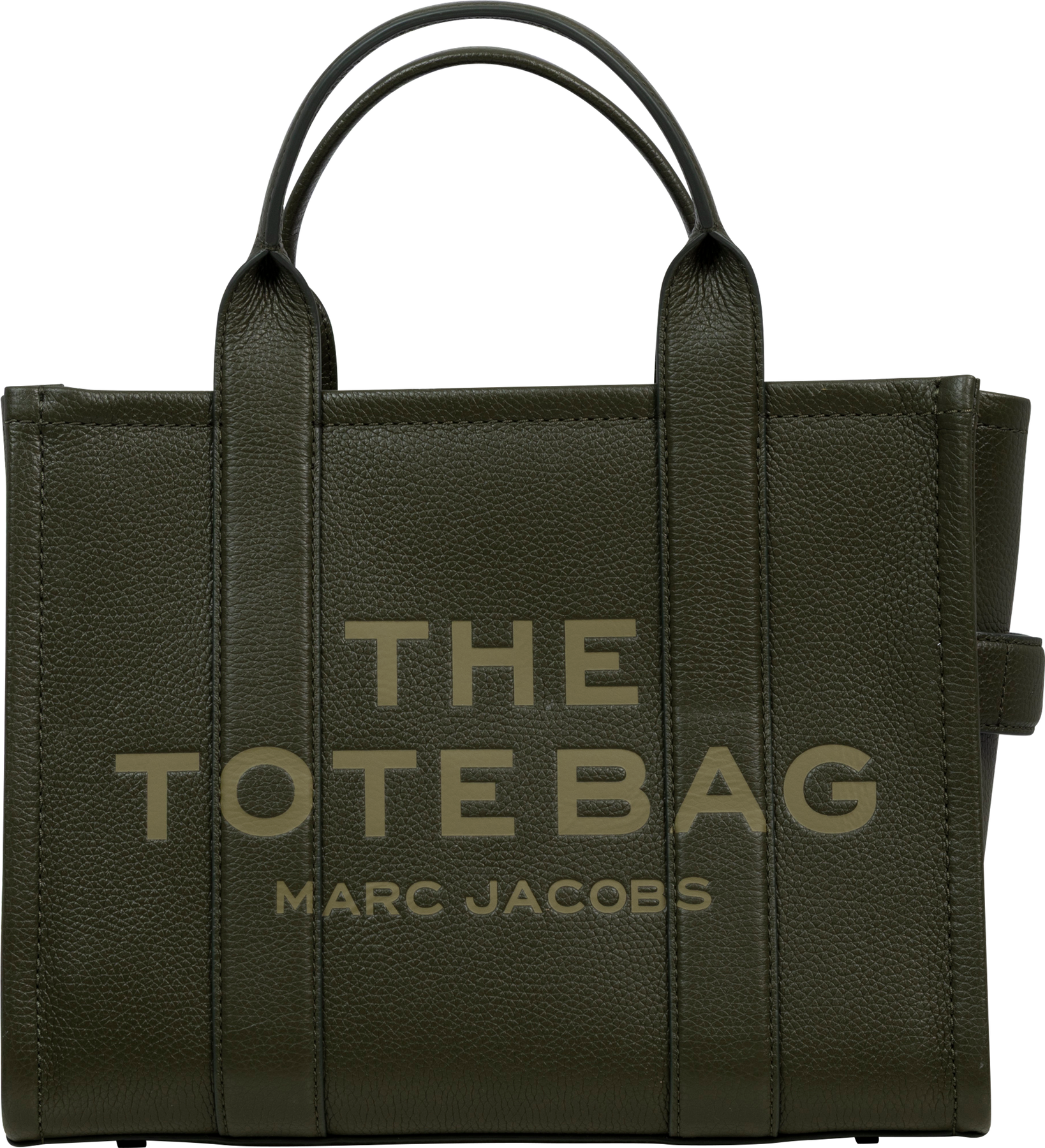 The Leather Medium Tote, Forest