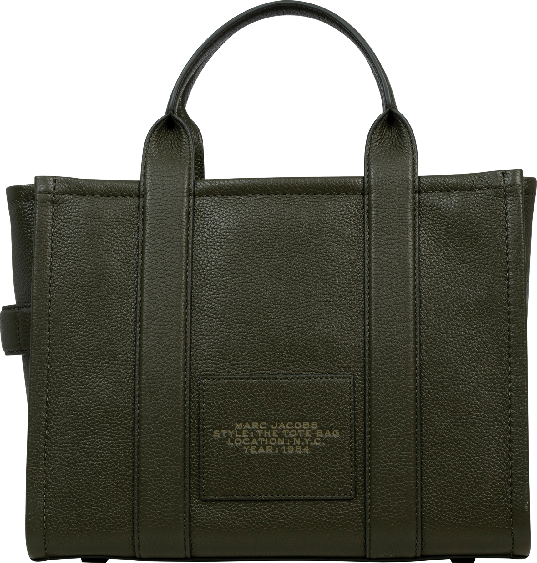 The Leather Medium Tote, Forest