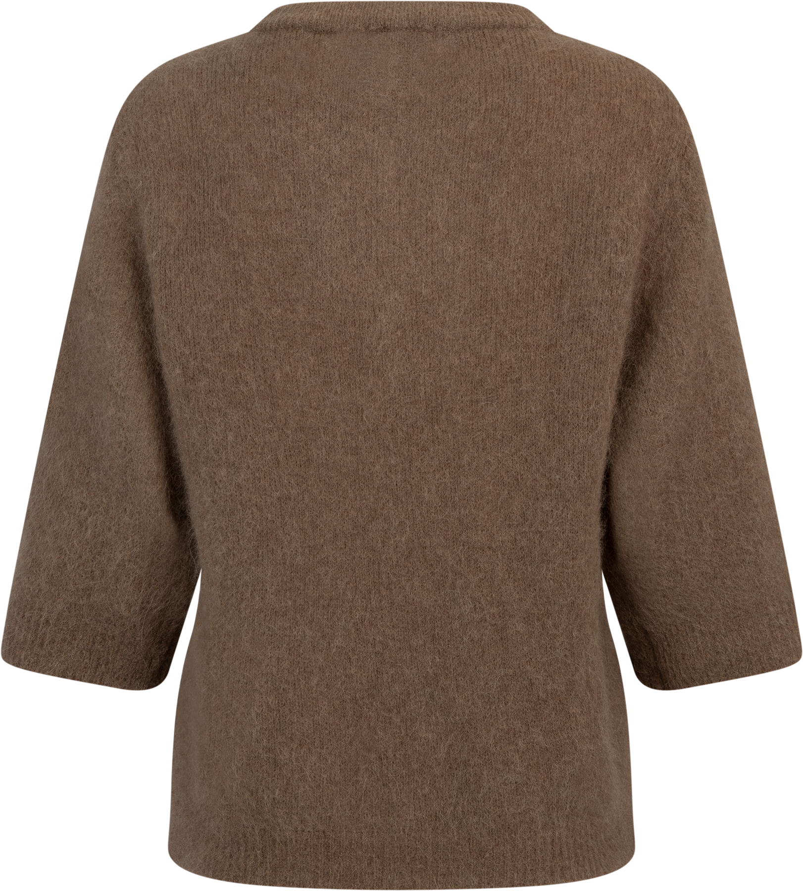 Kae Ss Knit Cardigan - Timber Brown