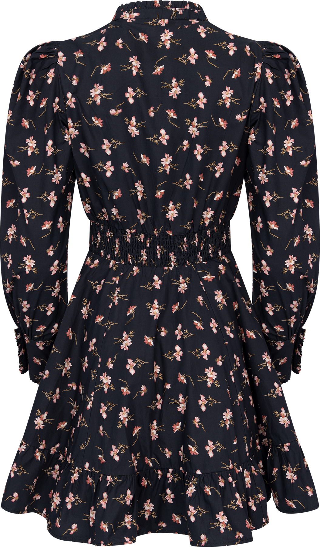 Poplin Mini Dress - Petals