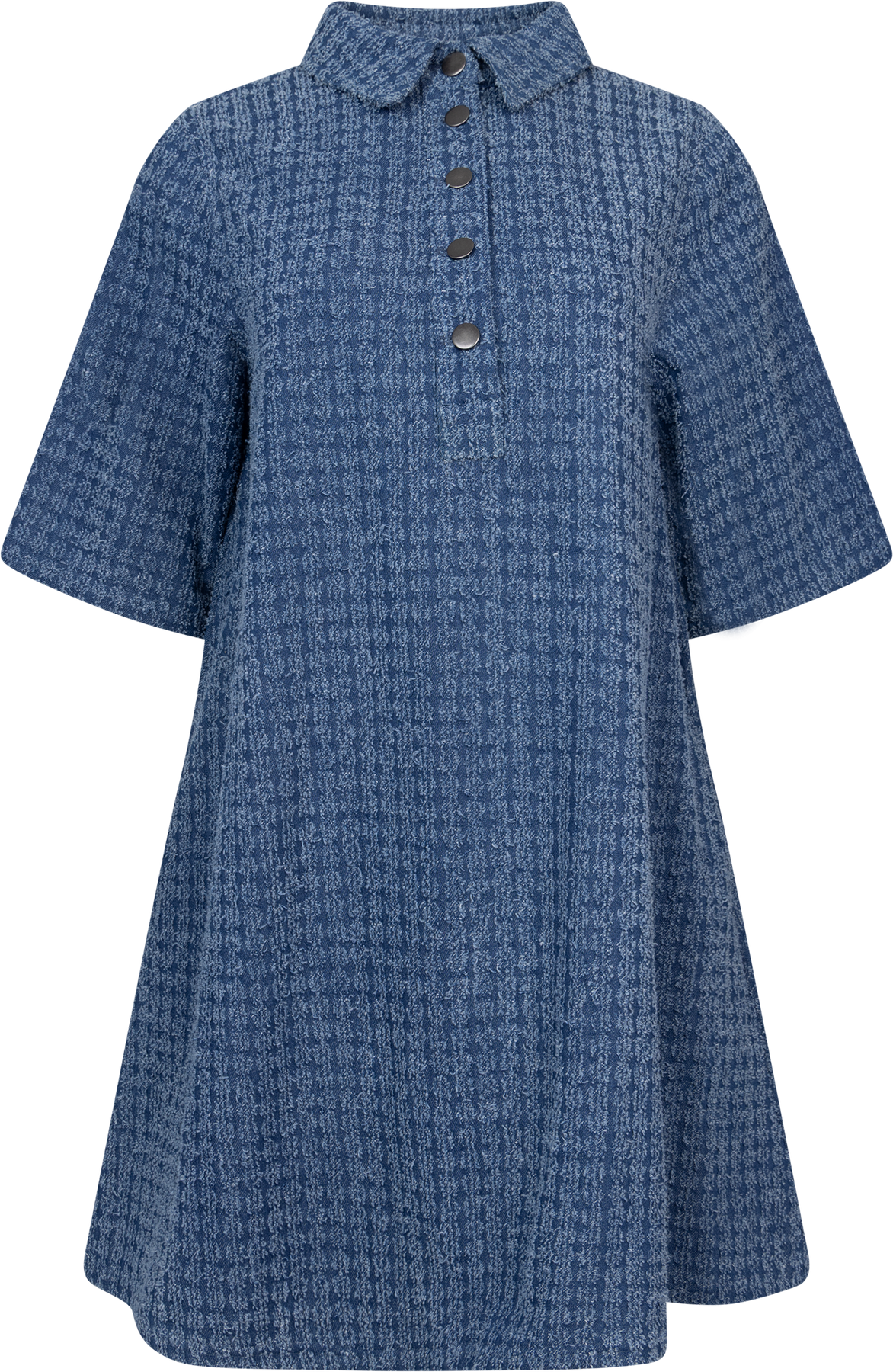 Ibo 2/4 Dress - Mid Blue Wash
