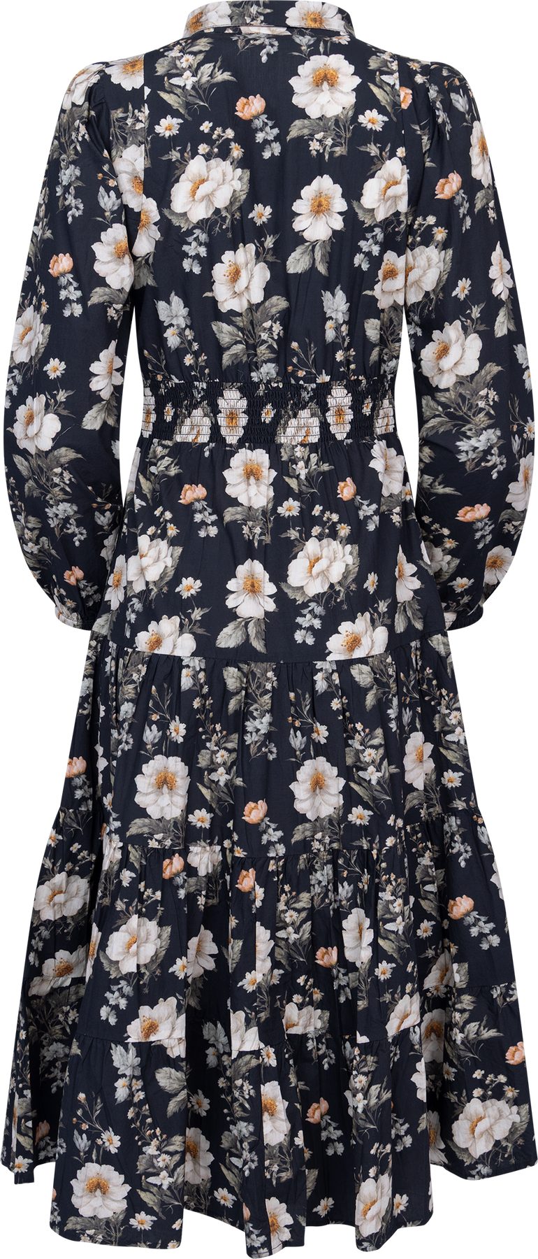Vicky Midiklänning - Antique Black Poplin