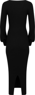 Janet Knit Dress - Svart