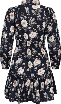 Vicky Dress - Antique Black Poplin