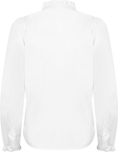 Ella Blouse - Sugar White Poplin