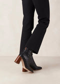 West Braided Leather - Black