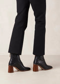 West Braided Leather - Black