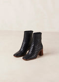 West Braided Leather - Black