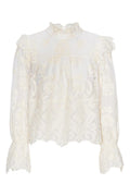 Ellinoric Lace Shirt - Vintage White