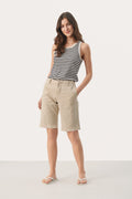 HanijanPW Shorts - White Pepper