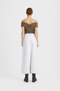 MilyGZ Hw Long Skirt - White Wash