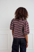 Shelly Blouse - Dusty Mahogany