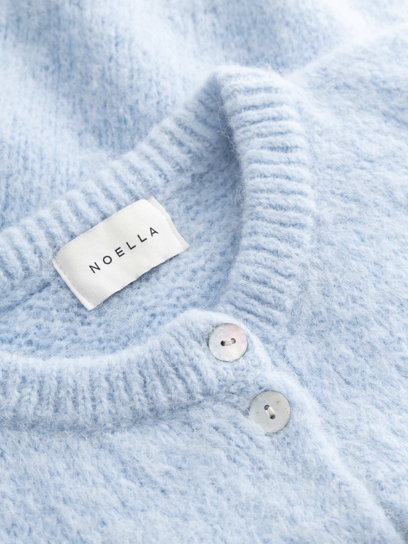 N-Kae Knit Cardigan - Ljusblå