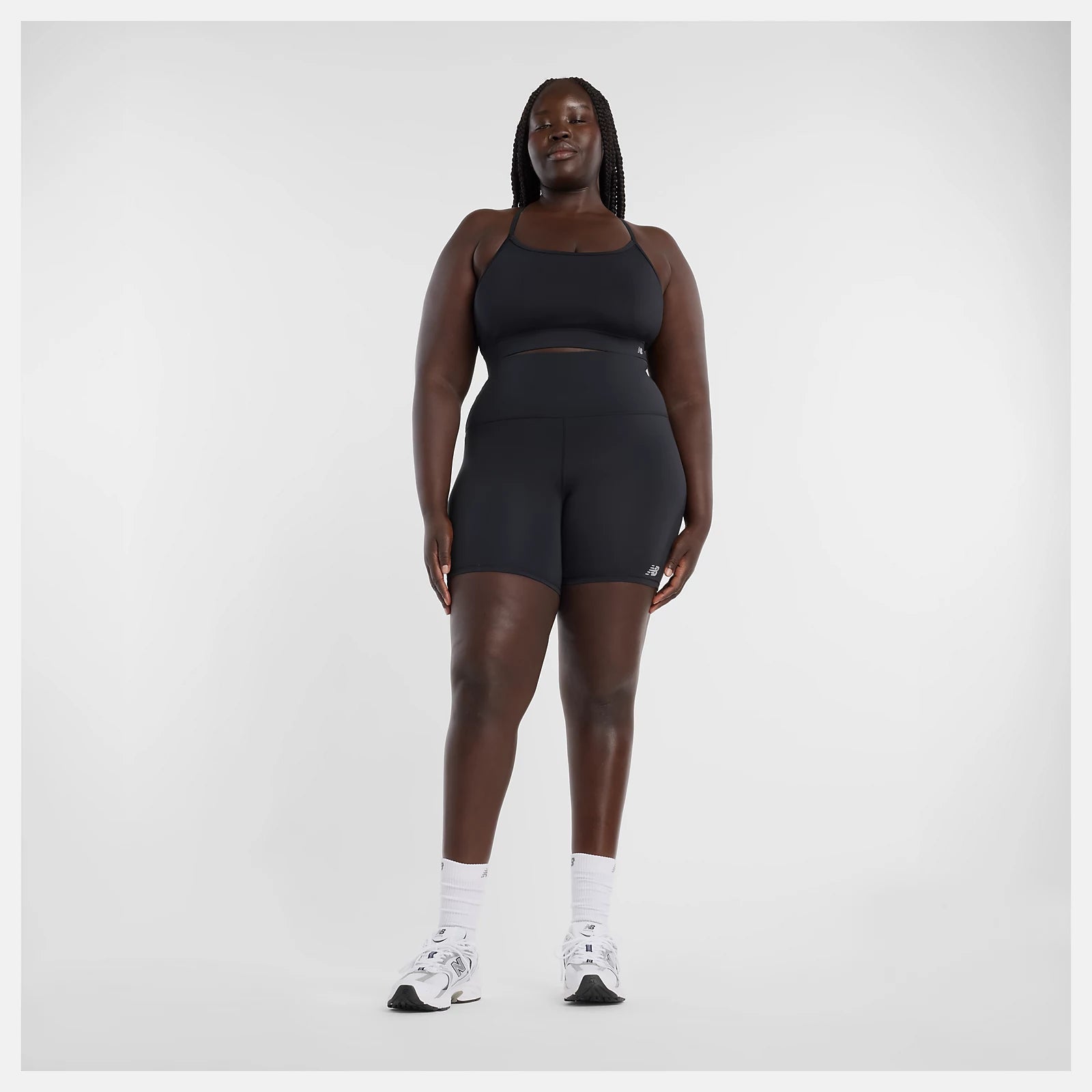 Nb Harmony High Rise Short 6" - Black