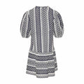 Lillianna Dress - Navy Sugar Combo
