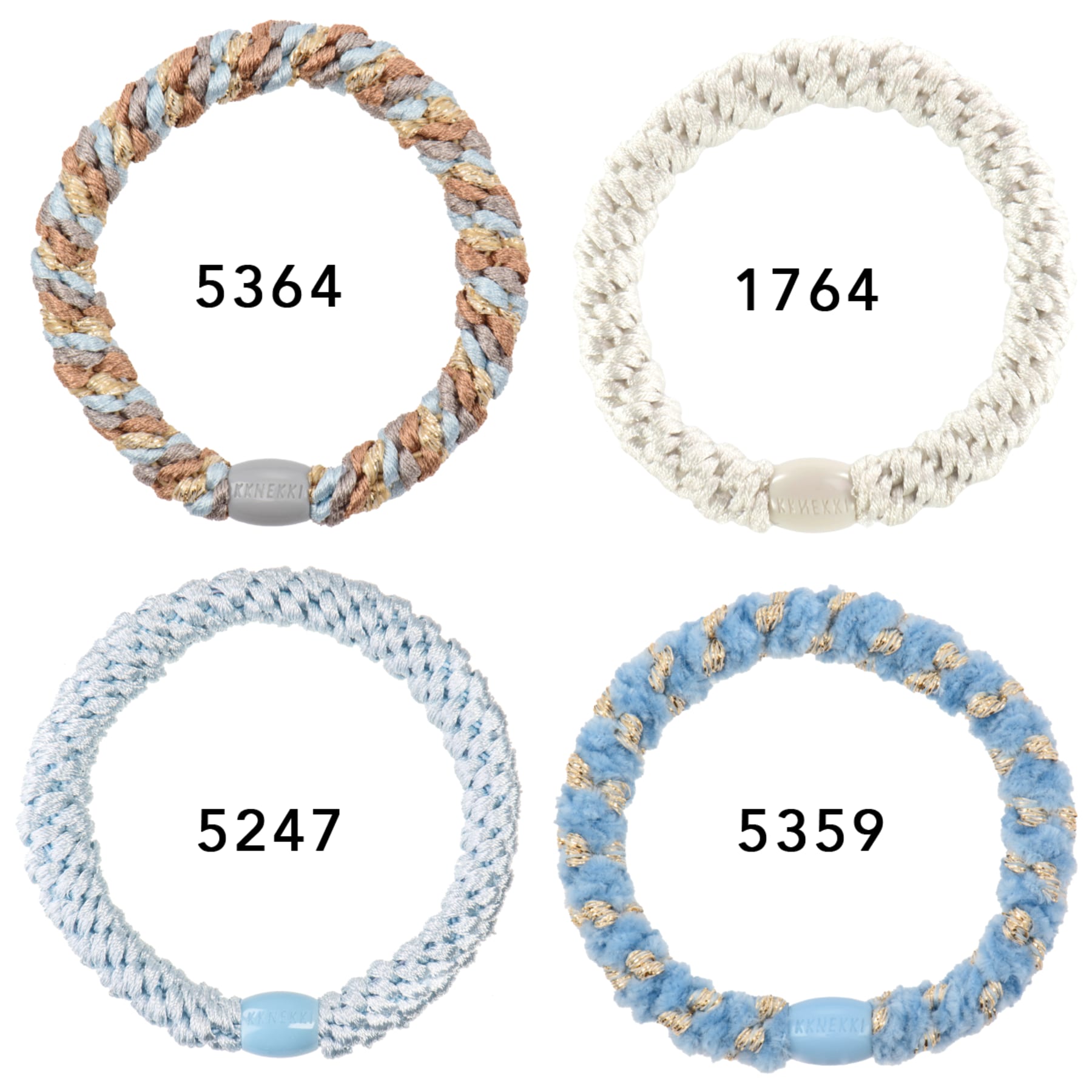 Kknekki Bundle - Blue/White Glitter