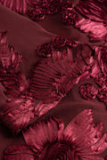 Lavinia Dress - Vinröd