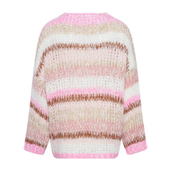 Jolee Knit Cardigan - Oakleigh Rose Stripe