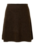 Lulu Brushed Hw Knit Skirt - Delicioso Melange