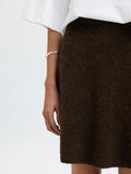 Lulu Brushed Hw Knit Skirt - Delicioso Melange