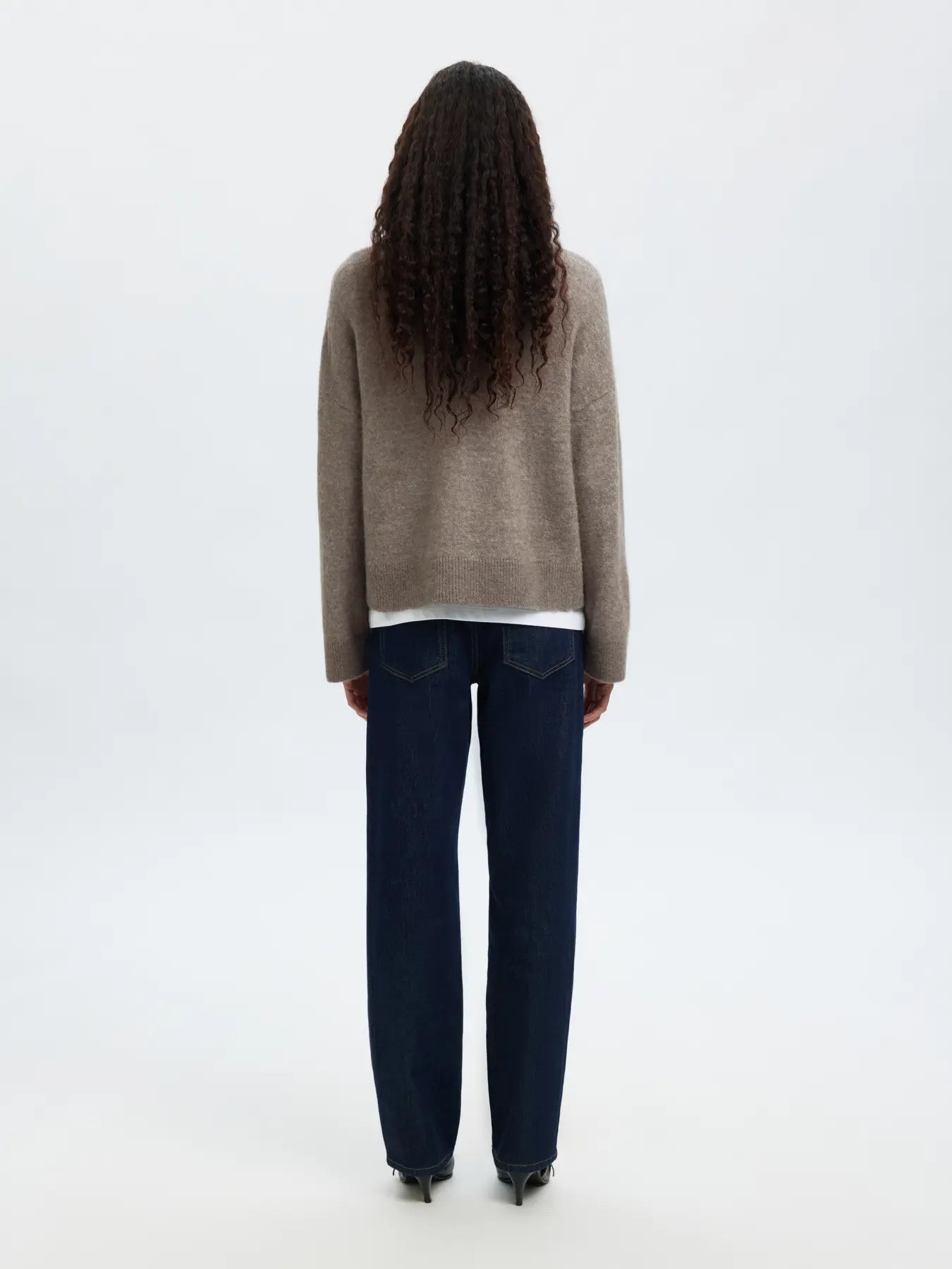 Sia Ras Ls Knit Zipper Cardigan Noos - Steel Gray