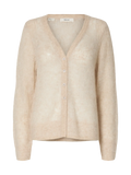 Mayer Ls Stickad Kofta - Birch