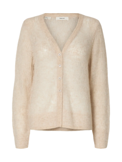 Mayer Ls Knit Structure Cardigan - Birch