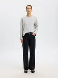 Essential Ls Boxy Tee - Light Grey Melange
