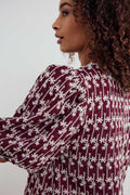 Shelly Blouse - Dusty Mahogany
