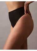 Sculpted Firm Mesh Thong - Svart