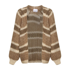 Vera Knit Cardigan - Brown/Camel/Sand