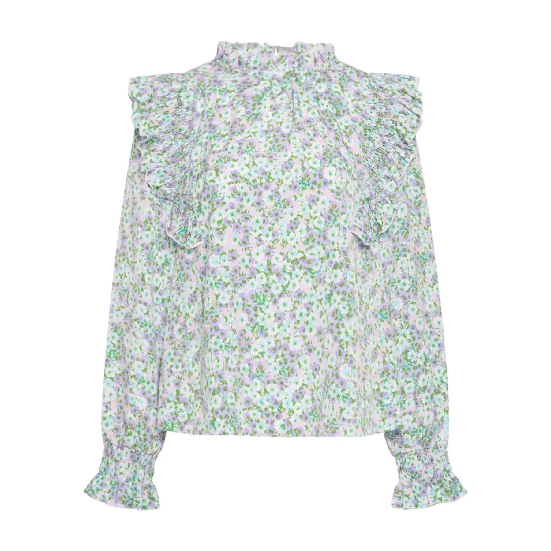 Ruth Blouse - Lavender Flower
